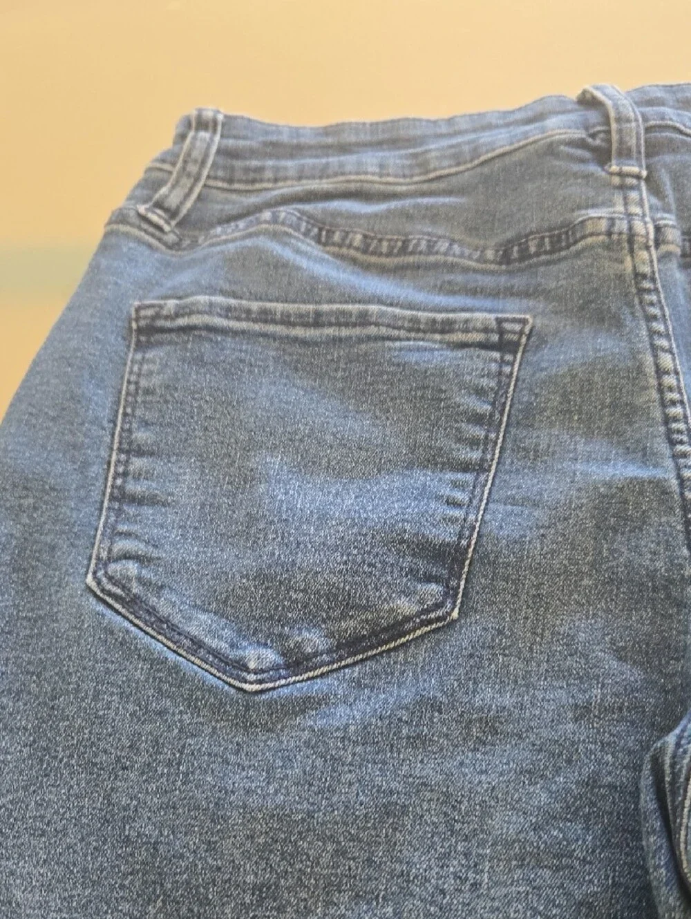 DKNY Blue Denim Roll-Cuff Women's Shorts